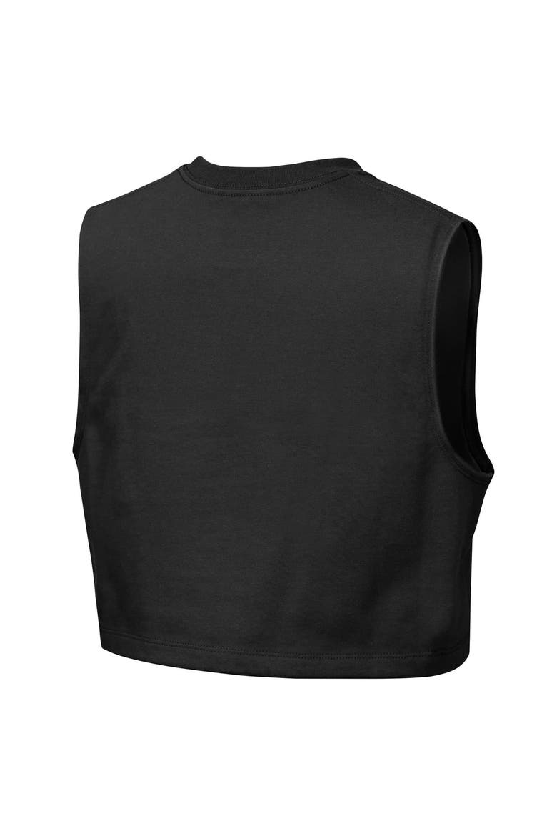 Girls Youth Nike Black Minnesota Lynx 2026 Authentic Practice Sleeveless Cropped T-Shirt, Alternate, color, Black