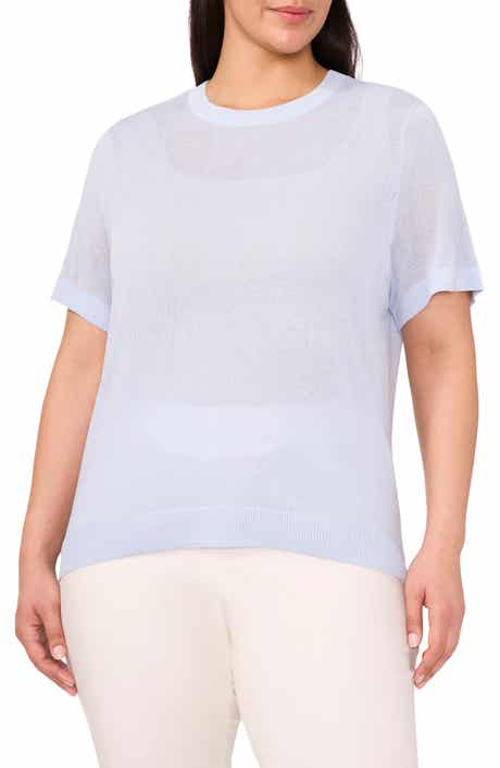 Halogen® Short Sleeve Sweater