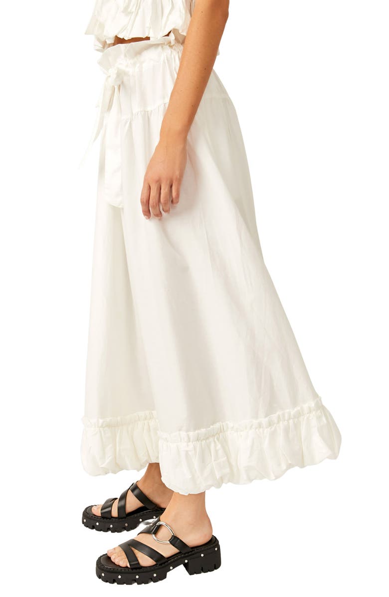 Free People Favorite Part Tie Waist Tiered Poplin Maxi Skirt, Alternate, color, 