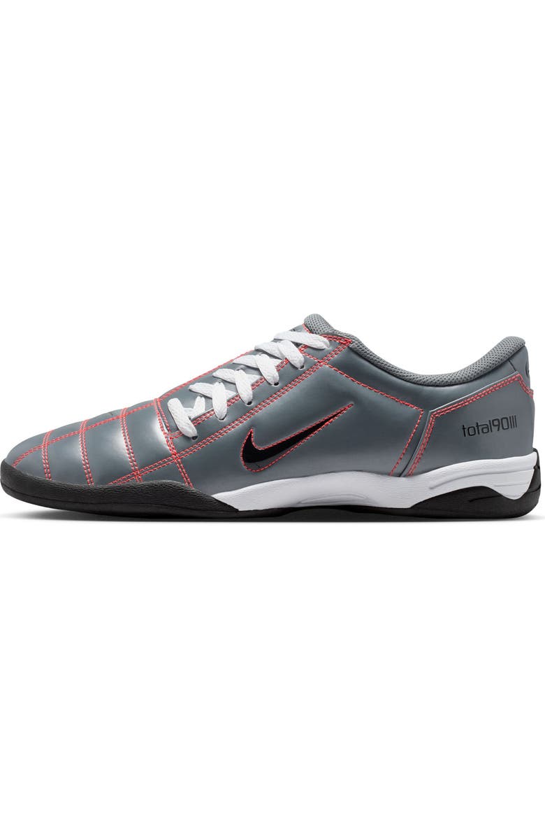 Nike Total 90 Soccer Sneaker, Alternate, color, Smoke Grey/ Black/ Crimson
