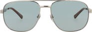 Gucci 60mm Pilot Sunglasses