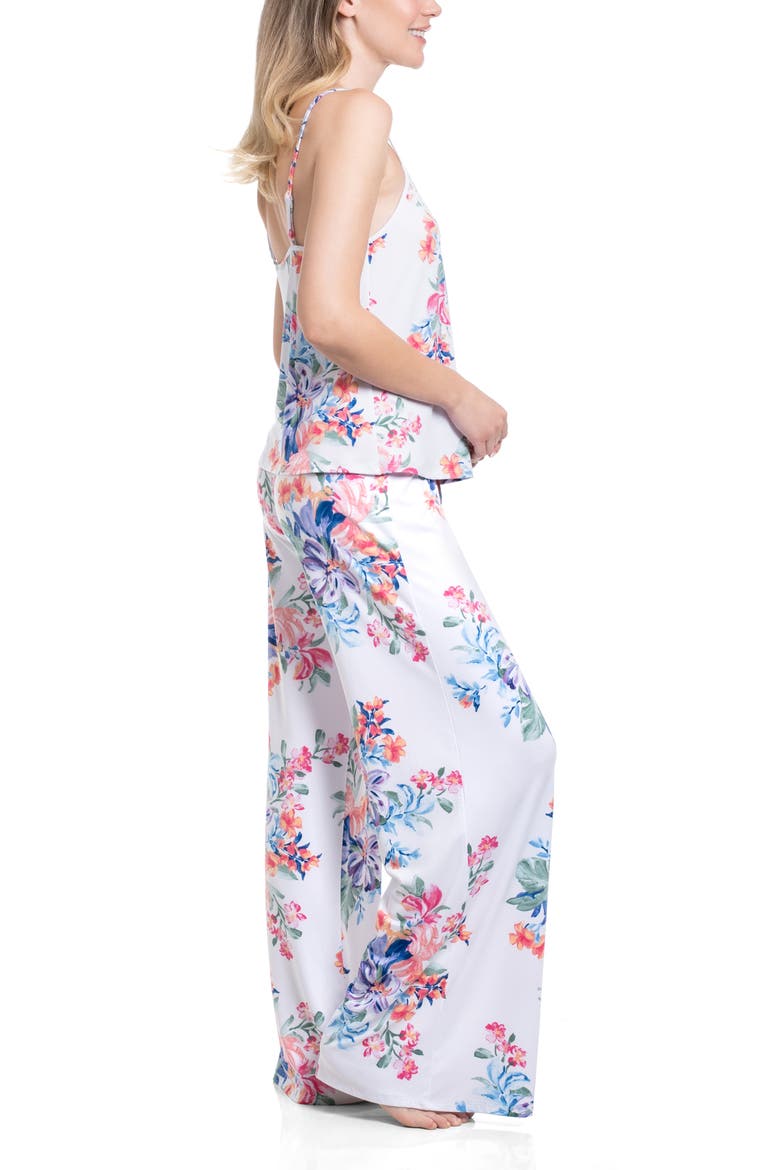 Ramona Floral Pajama Set, Alternate, color, IVORY