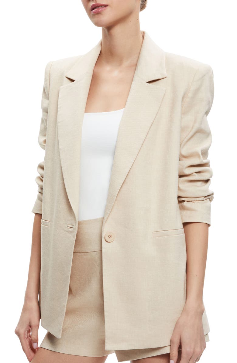 Alice + Olivia Denny Longline Blazer, Main, color, 