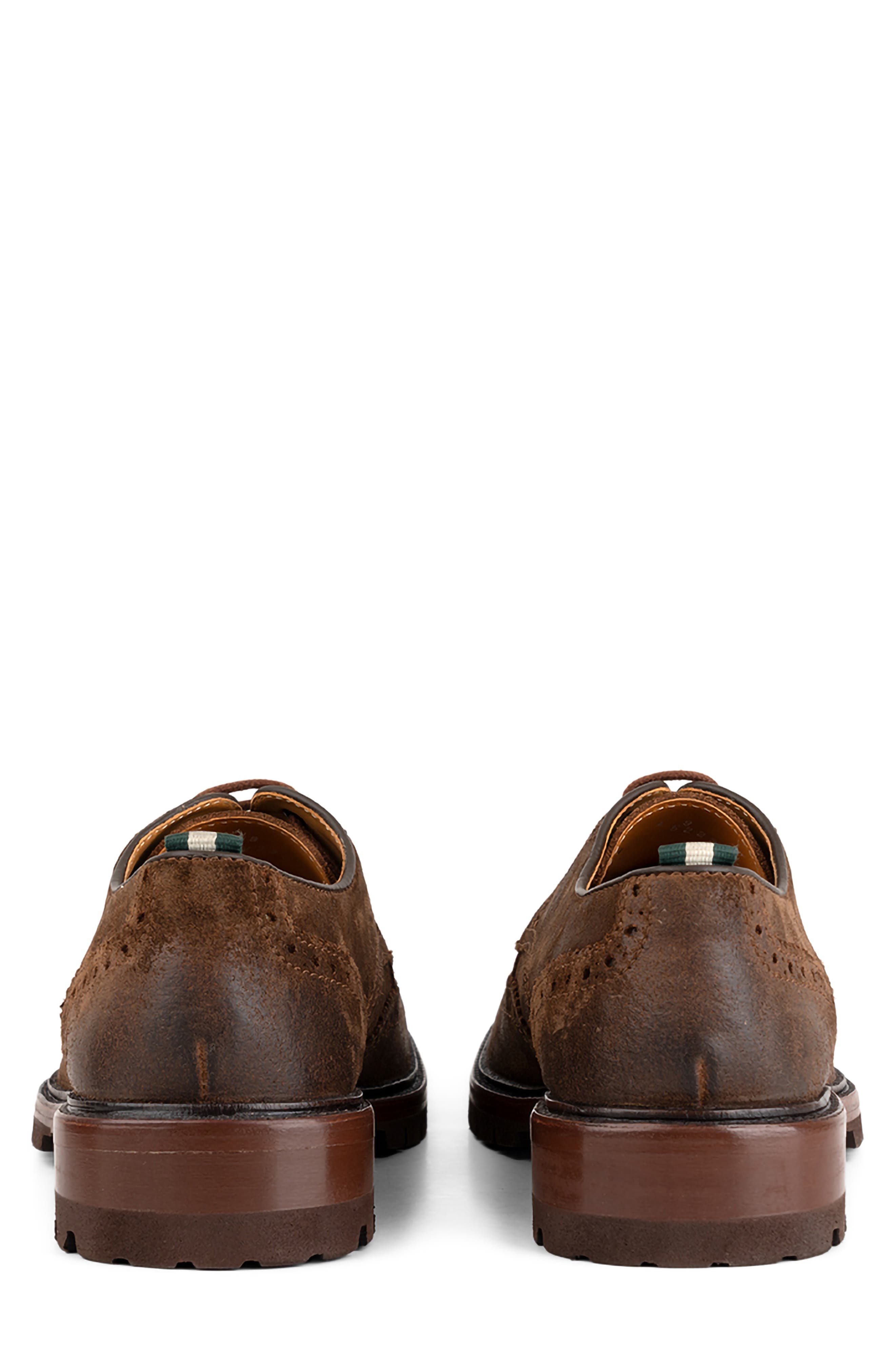 Milwaukee Boot Company Astor Wingtip Derby, Alternate, color, Brown