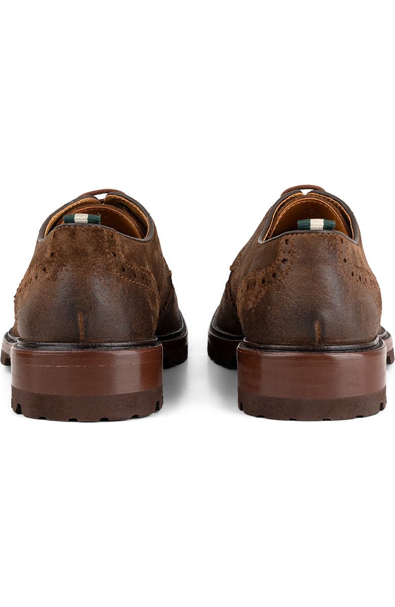 Milwaukee Boot Company Astor Wingtip Derby, Alternate, color, Brown