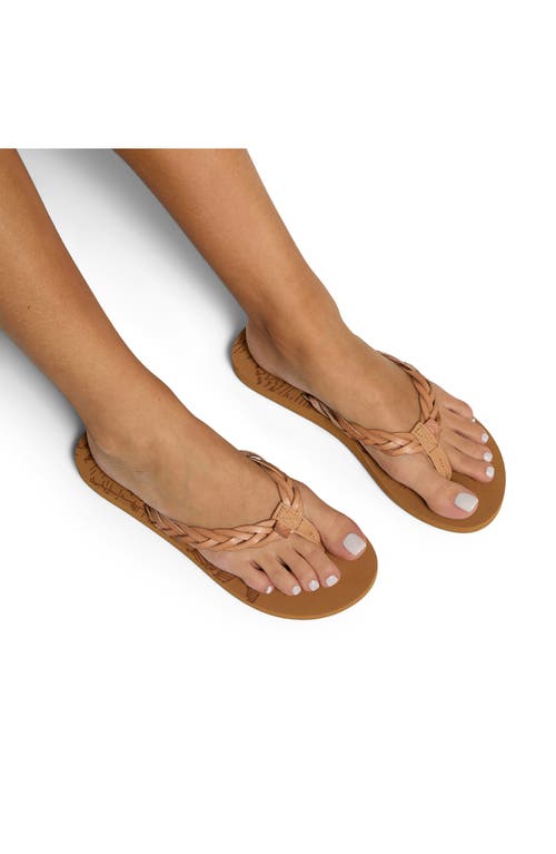 Roxy Feel Breezie Flip Flop In Open Tan