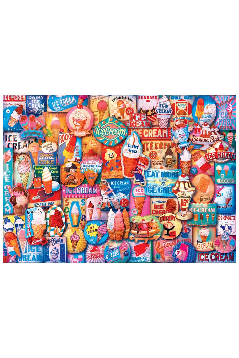 Ice Cream Treats 1000 Piece Puzzle, Alternate, color, Multicolor