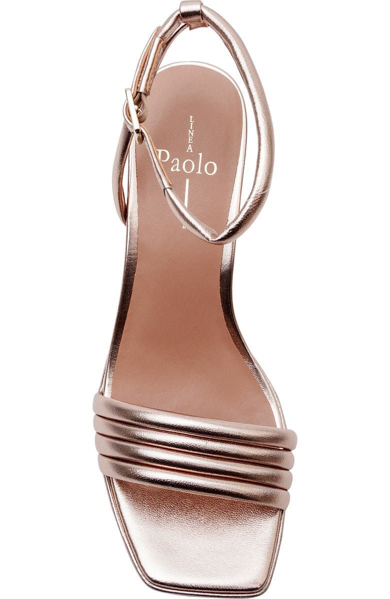 Linea Paolo Eve Ankle Strap Platform Sandal, Alternate, color, Rose Quartz
