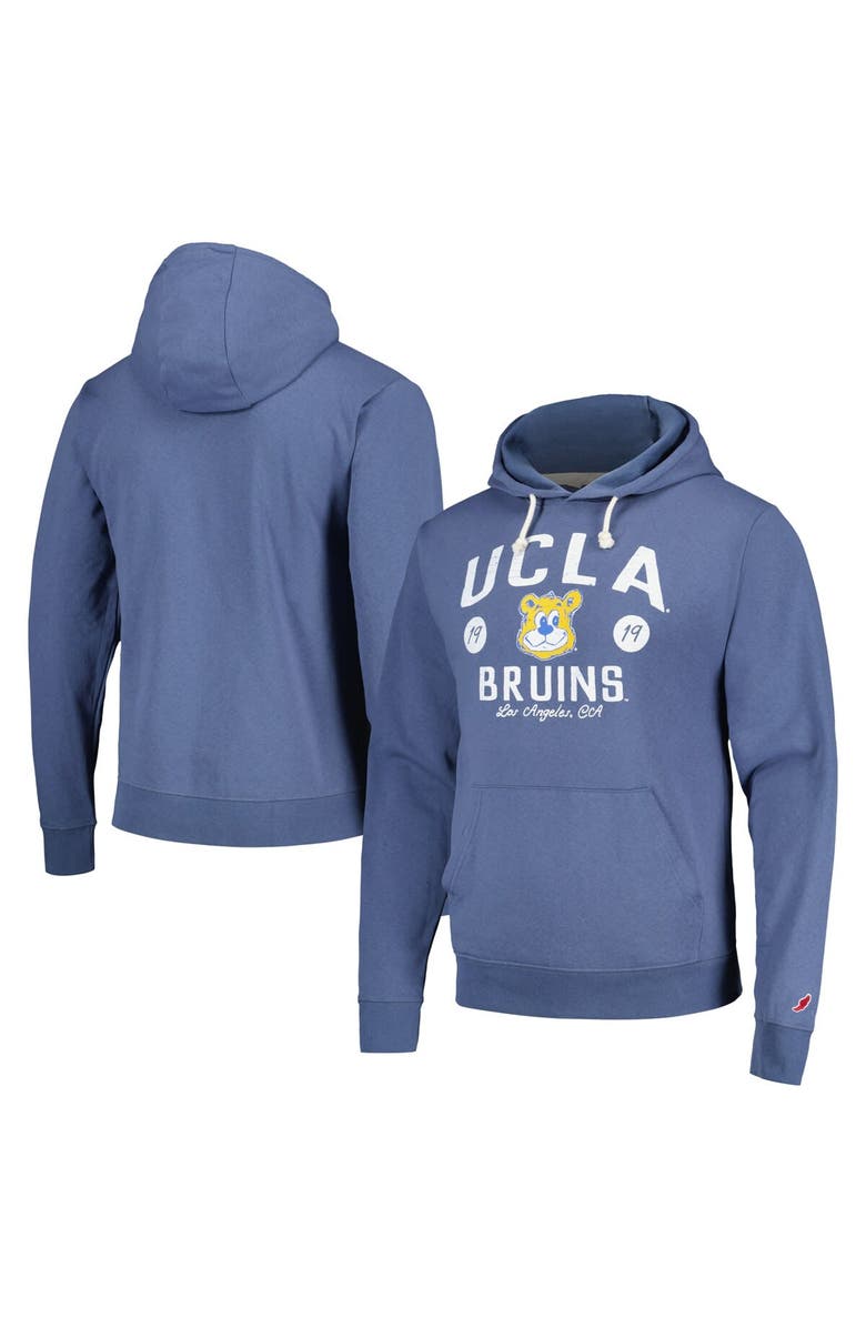 LEAGUE COLLEGIATE WEAR Men's League Collegiate Wear Blue UCLA Bruins Bendy Arch Essential Pullover Hoodie, Main, color,