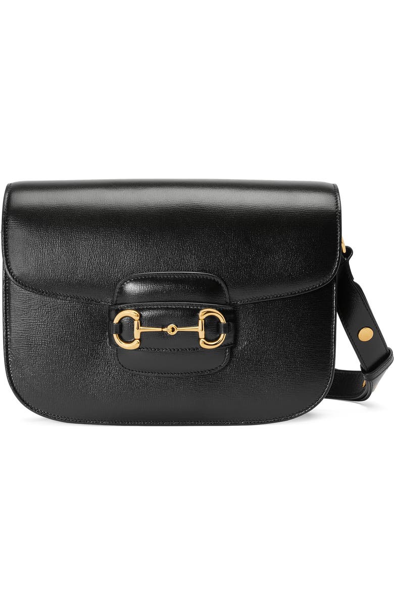Gucci Small 1955 Horsebit Leather Shoulder Bag, Main, color,