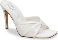 CHASE AND CHLOE Mesh Mule Stiletto Sandal