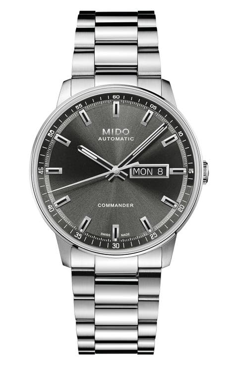 Commander Datoday Automatic Bracelet Watch, 40mm