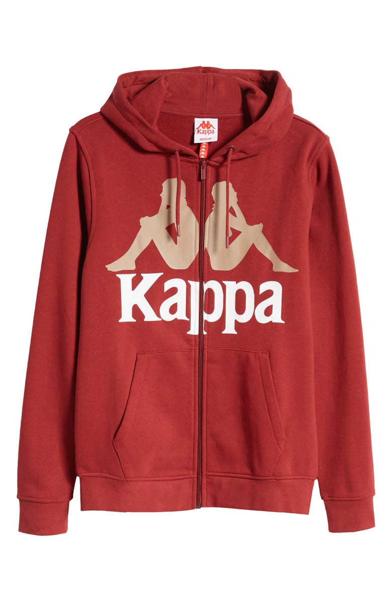 KAPPA Authentic Awert Zip Graphic Hoodie, Alternate, color, 
