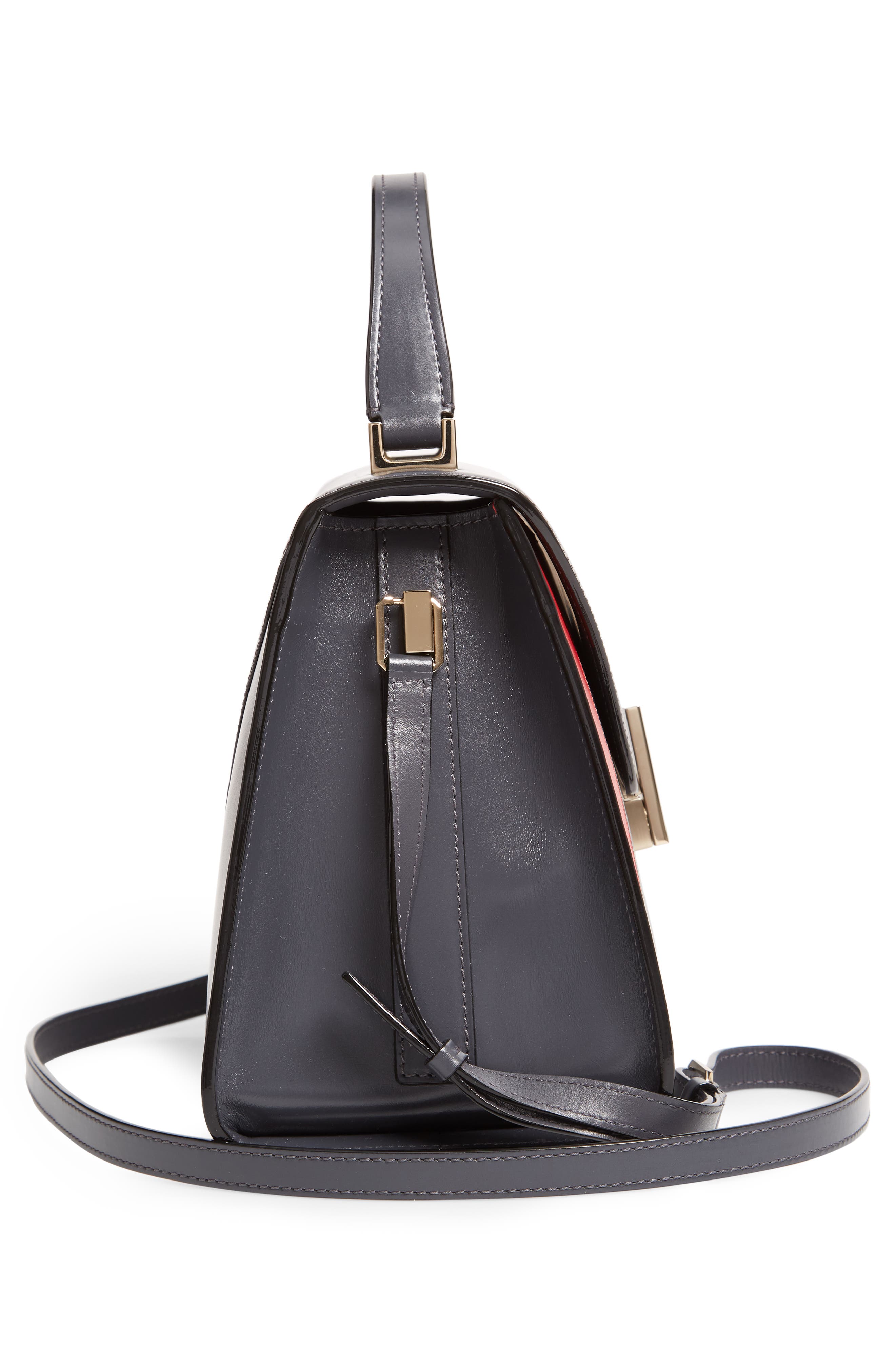 Valextra Iside Medium Top Handle Bag, Alternate, color, 