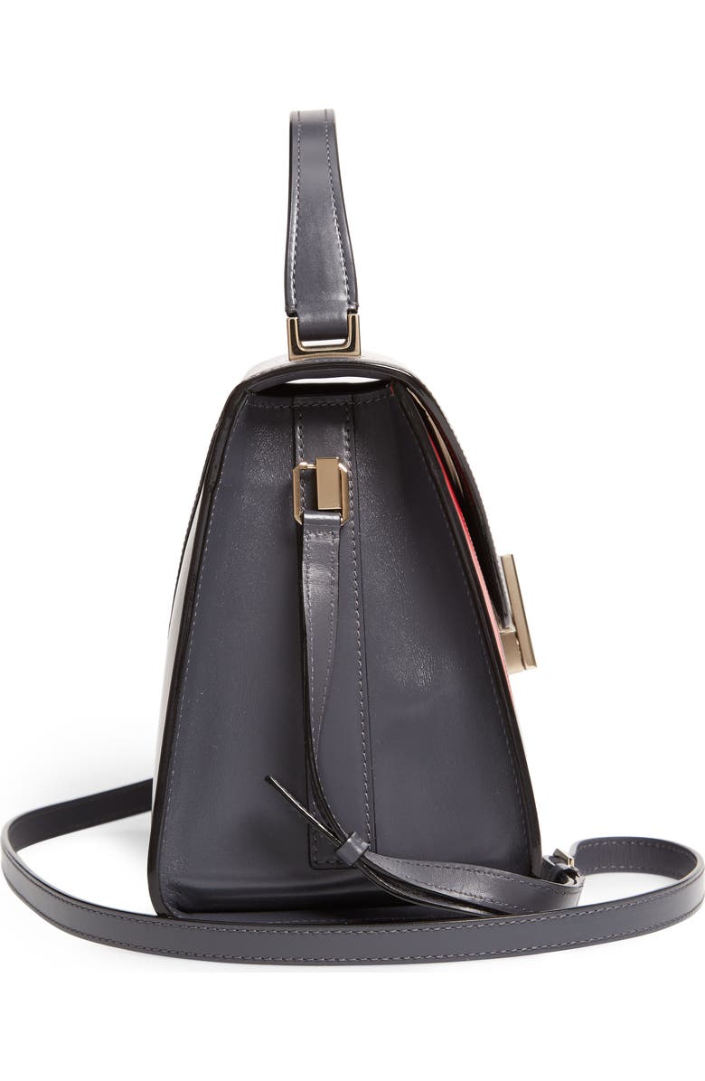 Valextra Iside Medium Top Handle Bag, Alternate, color,