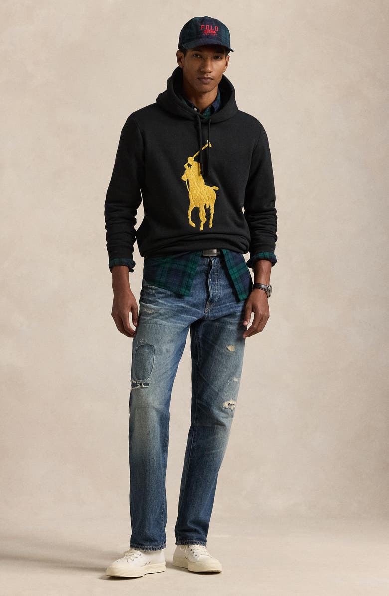 Polo Ralph Lauren Big Pony Fleece Hoodie, Alternate, color,