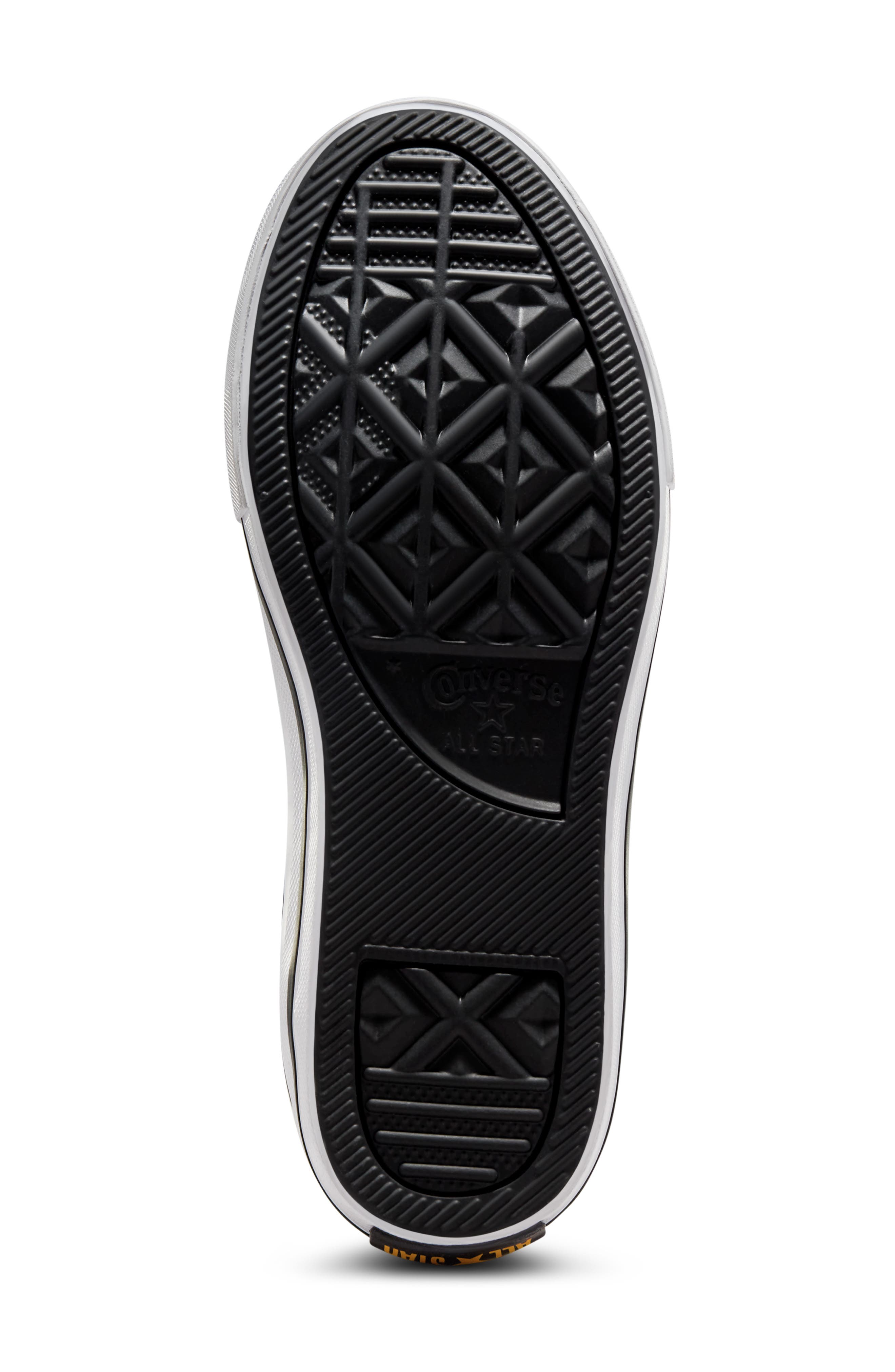 Converse Kids' Chuck Taylor<sup>®</sup> All Star<sup>®</sup> 1V High Top Sneaker, Alternate, color, White/ Black/ Amarillo