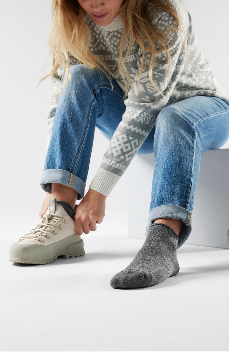 Smartwool Everyday Roll Top Ankle Socks, Alternate, color, Medium Gray