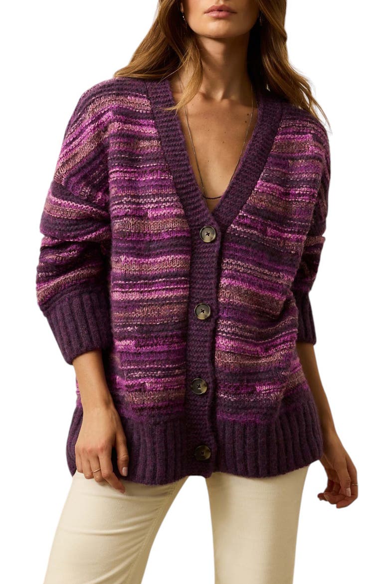 Cliffwalk Cardigan, Main, color, ROSE DYE VINES