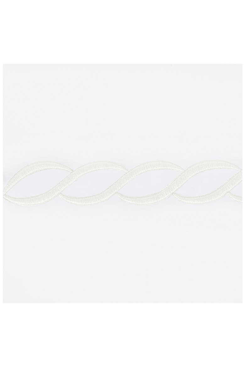 Classic Chain Sham, Alternate, color, WHITE