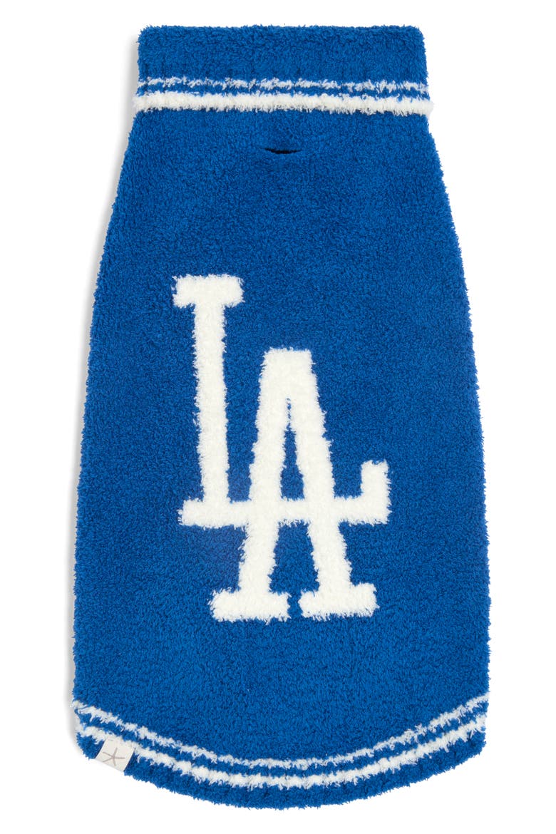 CozyChic Los Angeles Dodgers Pet Sweater, Alternate, color, DODGERS MULTI