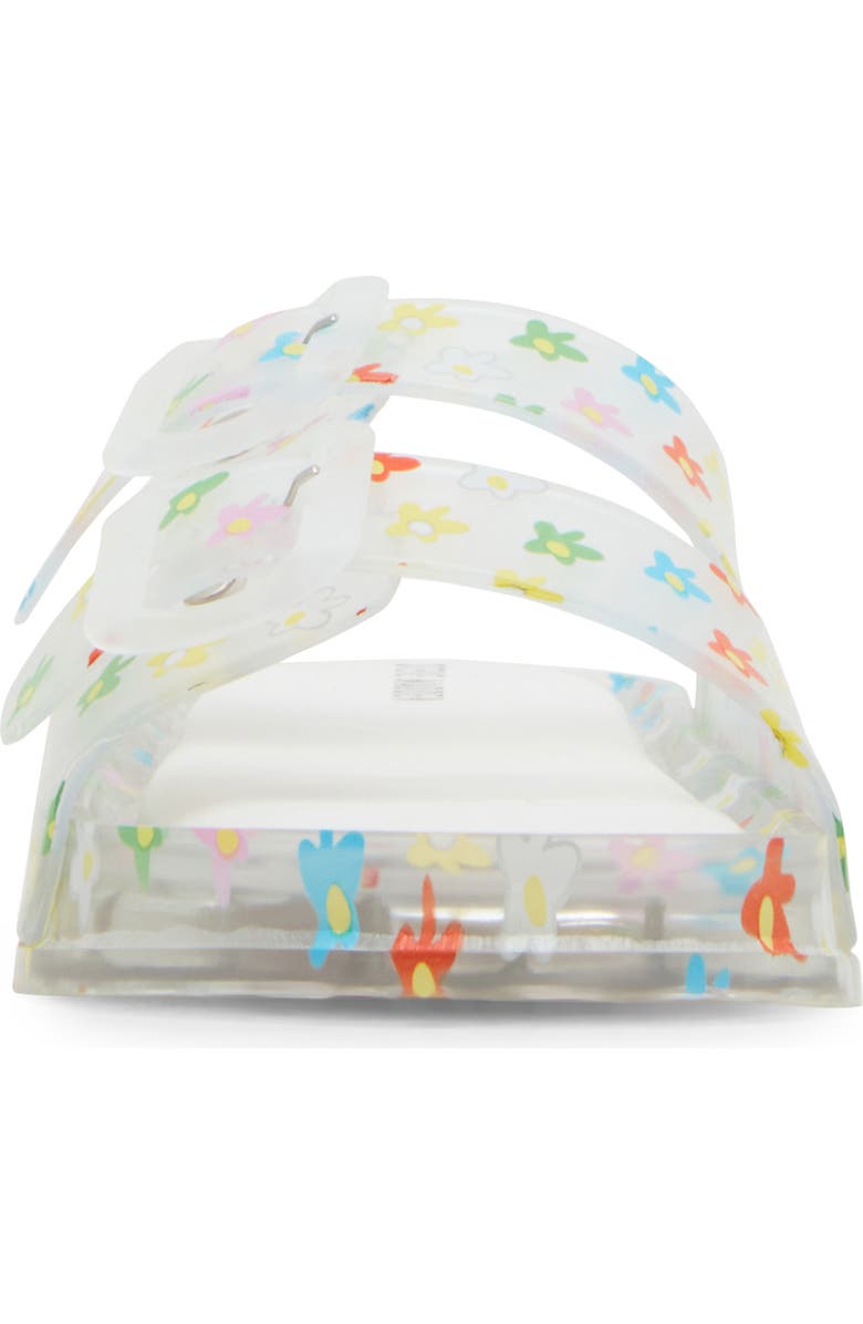 Steve Madden JLolli Glitter Rainbow Jelly Sandal, Alternate, color, Floral Multi