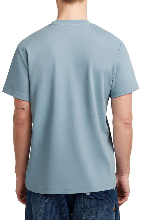 G-star Script Organic Cotton Graphic T-shirt In Blue