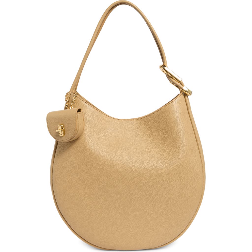 Marc Jacobs Large The Crescent Leather Shoulder Bag In Brown