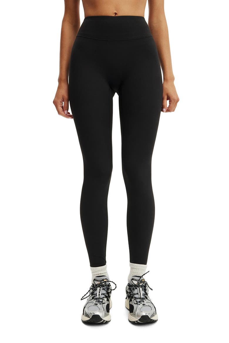 Women's Active Ultra Soft Contour Full Length Tight, Main, color, Black
