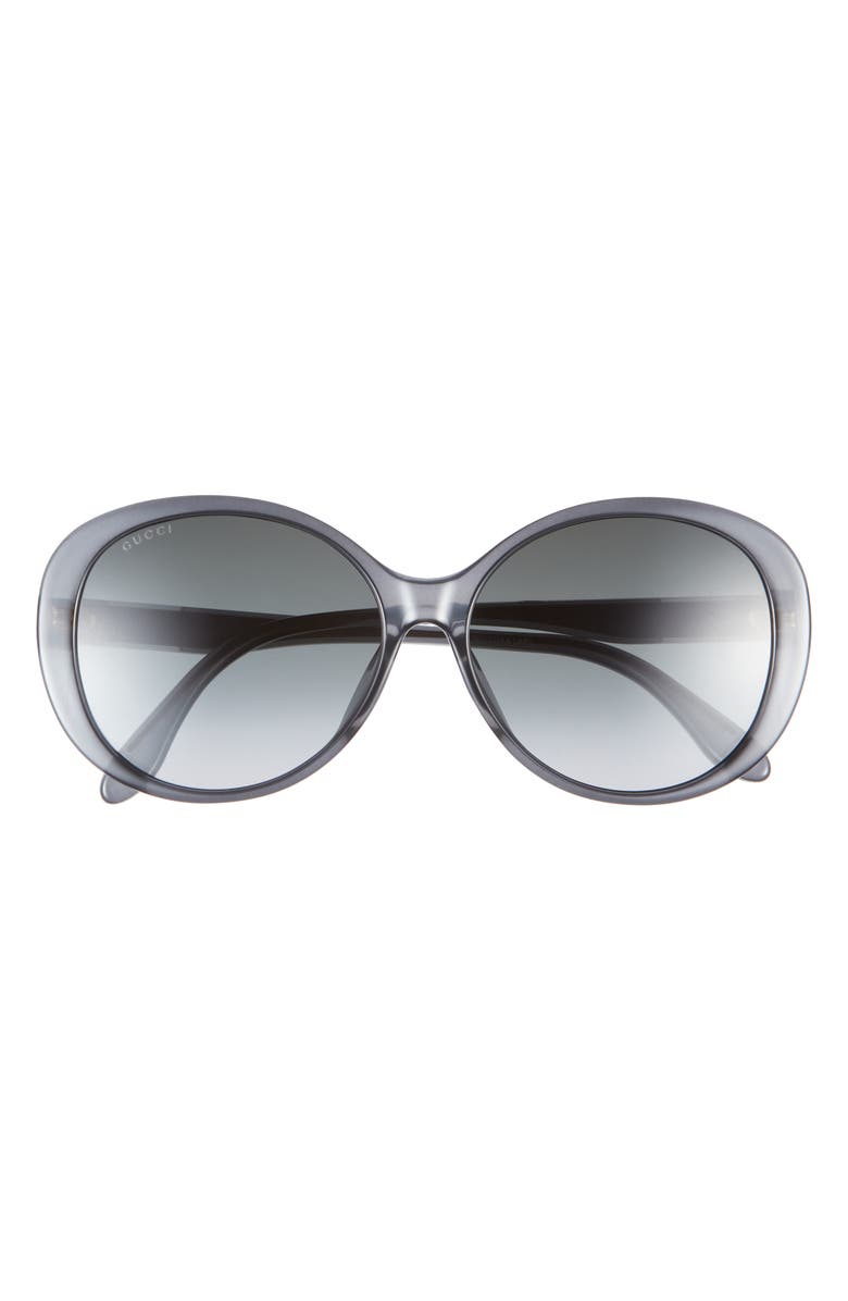 Gucci 59mm Round Sunglasses, Main, color,