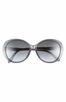 Gucci 59mm Round Sunglasses