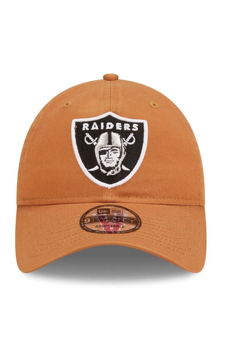 New Era Men's New Era Brown Las Vegas Raiders Core Classic 2.0 9TWENTY Adjustable Hat, Alternate, color, 