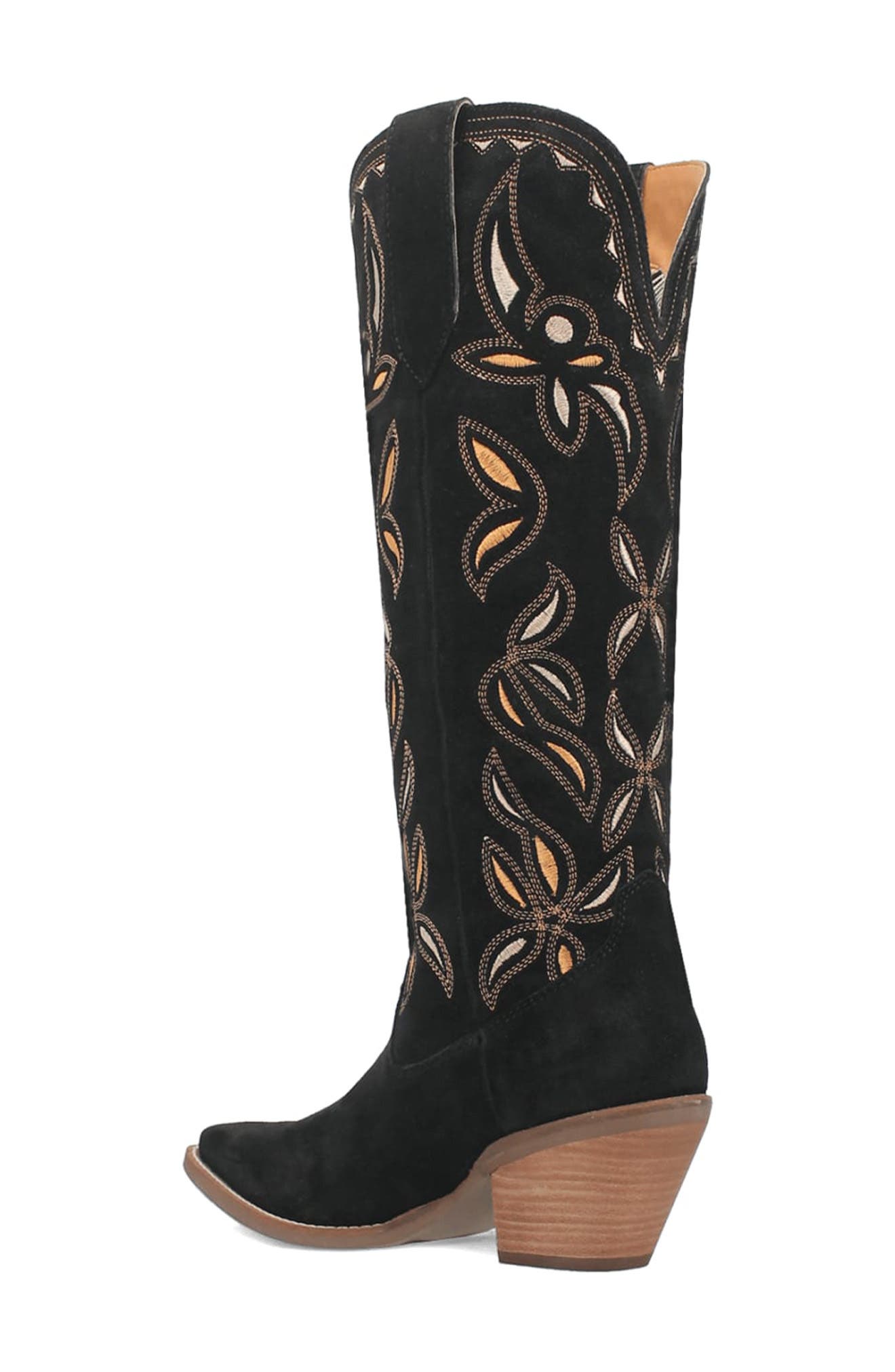 Dingo Bandelera Knee High Western Boot, Alternate, color, 