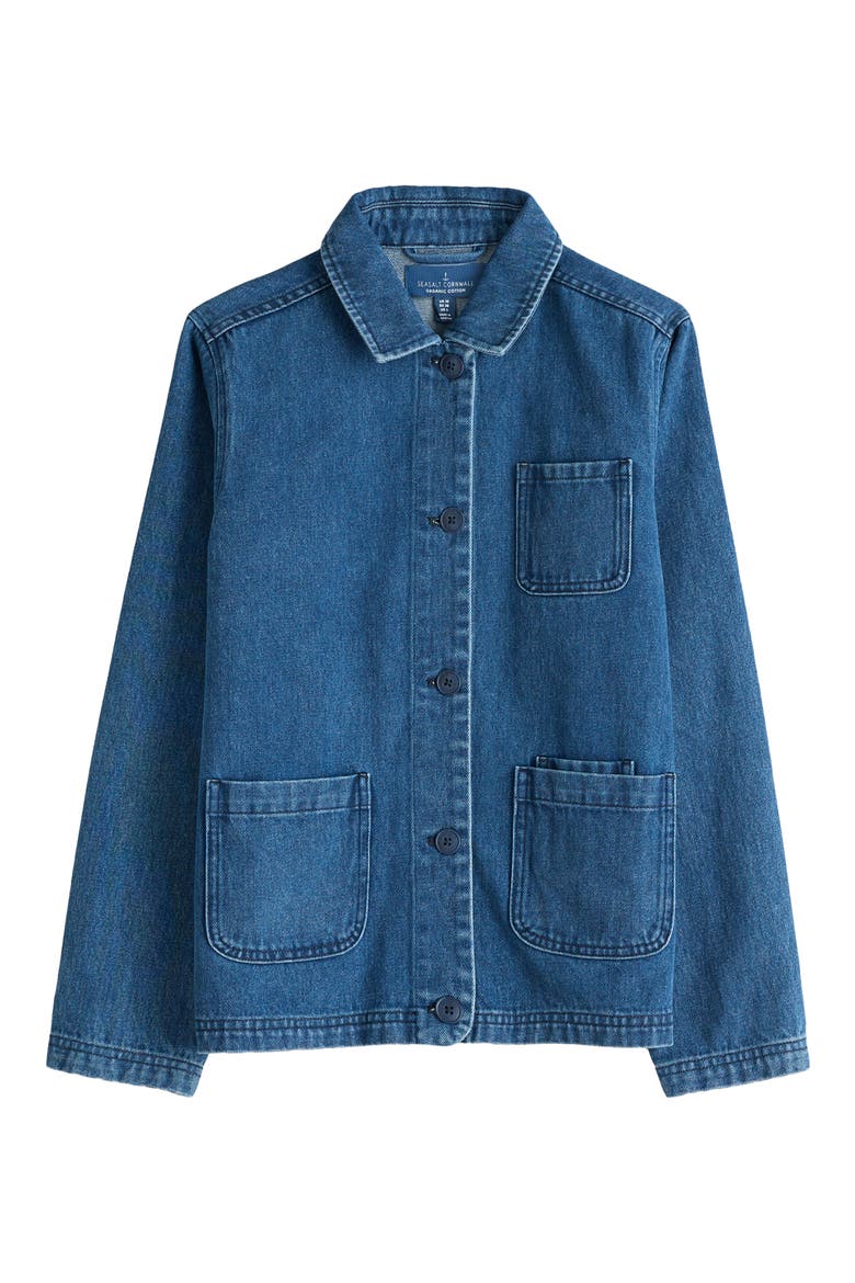 Reading Rocks Denim Jacket, Alternate, color, MID WASH