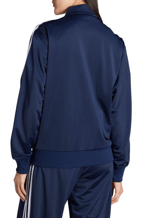 Adidas Originals Firebird Adicolor Three-stripe Logo Sweatshirt In Blue