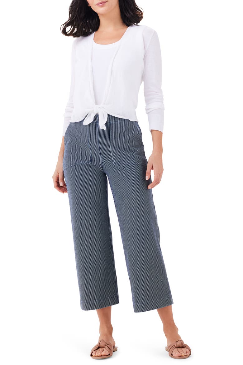 All Day Stripe Wide Leg Jeans, Alternate, color, INDIGO MULTI