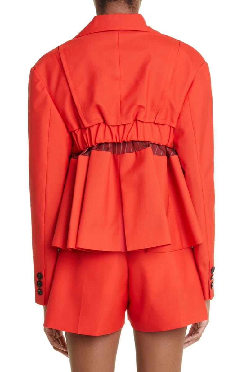 Sacai Hybrid Suiting Jacket, Alternate, color,