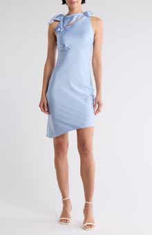 AREA STARS Rose Satin Slipdress