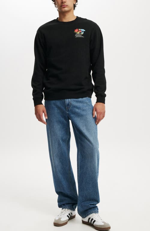 COTTON ON COTTON ON GRAPHIC CREW FLEECE