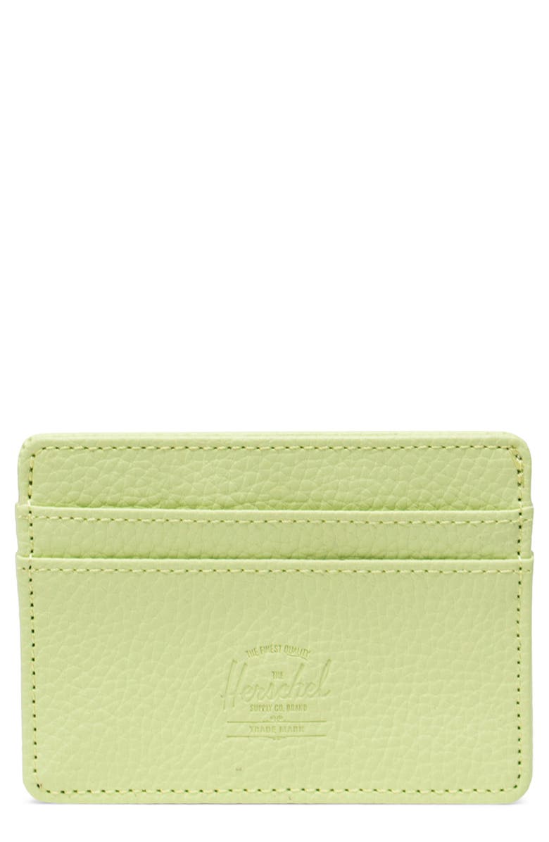 Herschel Supply Co. Charlie RFID Faux Leather Card Holder, Main, color,