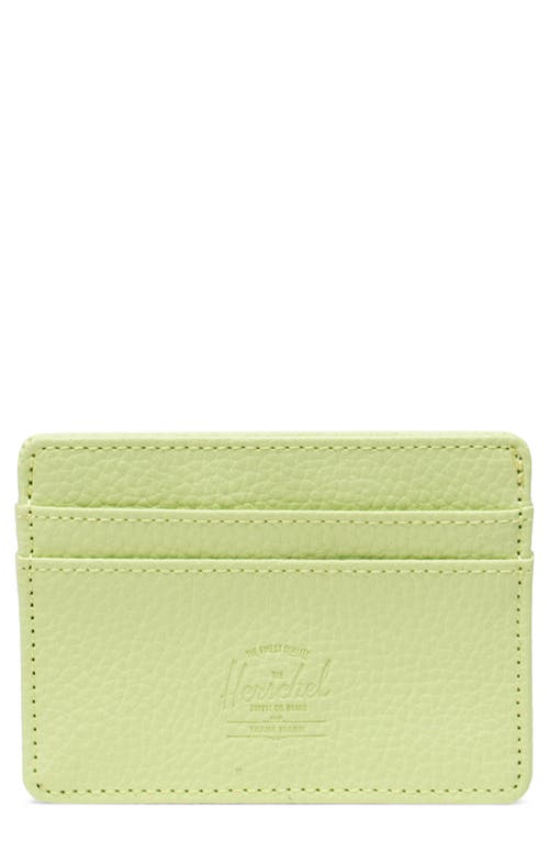 HERSCHEL SUPPLY CO HERSCHEL SUPPLY CO. CHARLIE RFID FAUX LEATHER CARD HOLDER