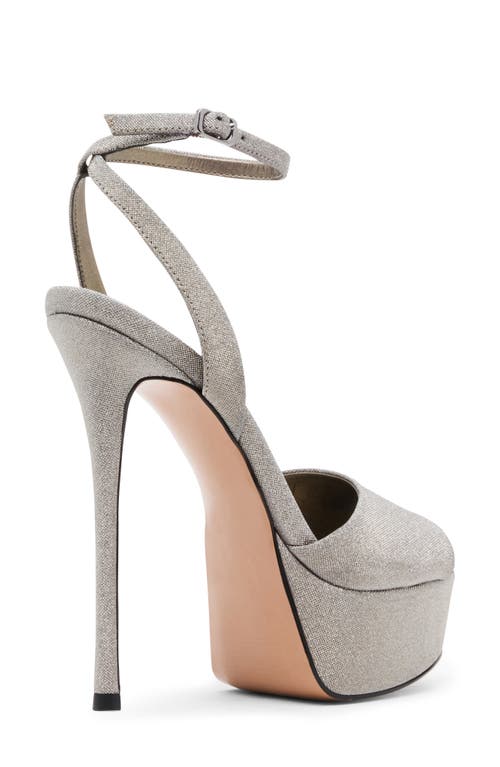 Steve Madden Jezzica Ankle Strap Platform Sandal In Gray