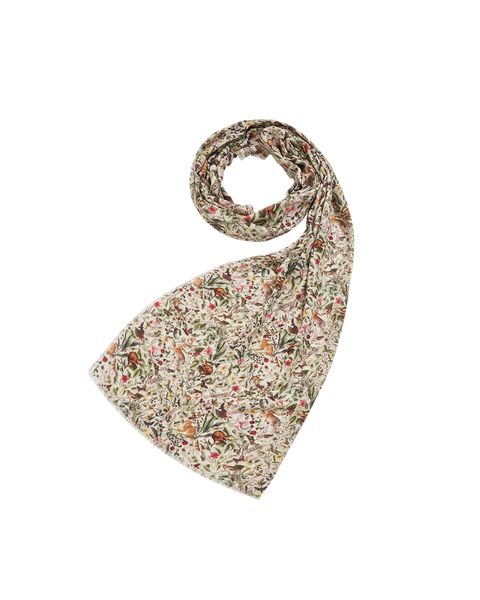 Garden Floral Lightweight Long Scarf