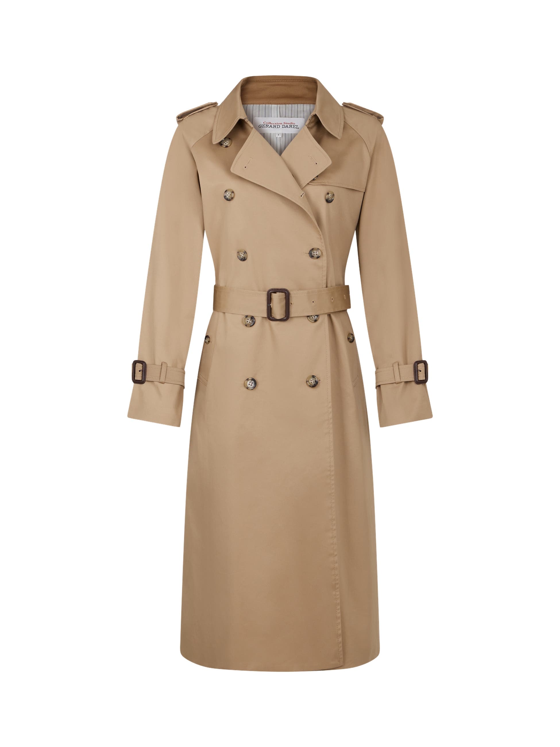 Serge Belted Trench Coat - image 2