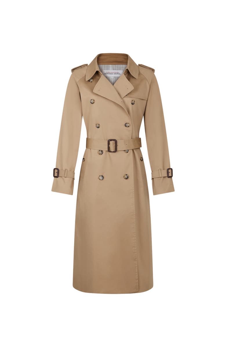 GERARD DAREL Serge Belted Trench Coat, Alternate, color, Beige