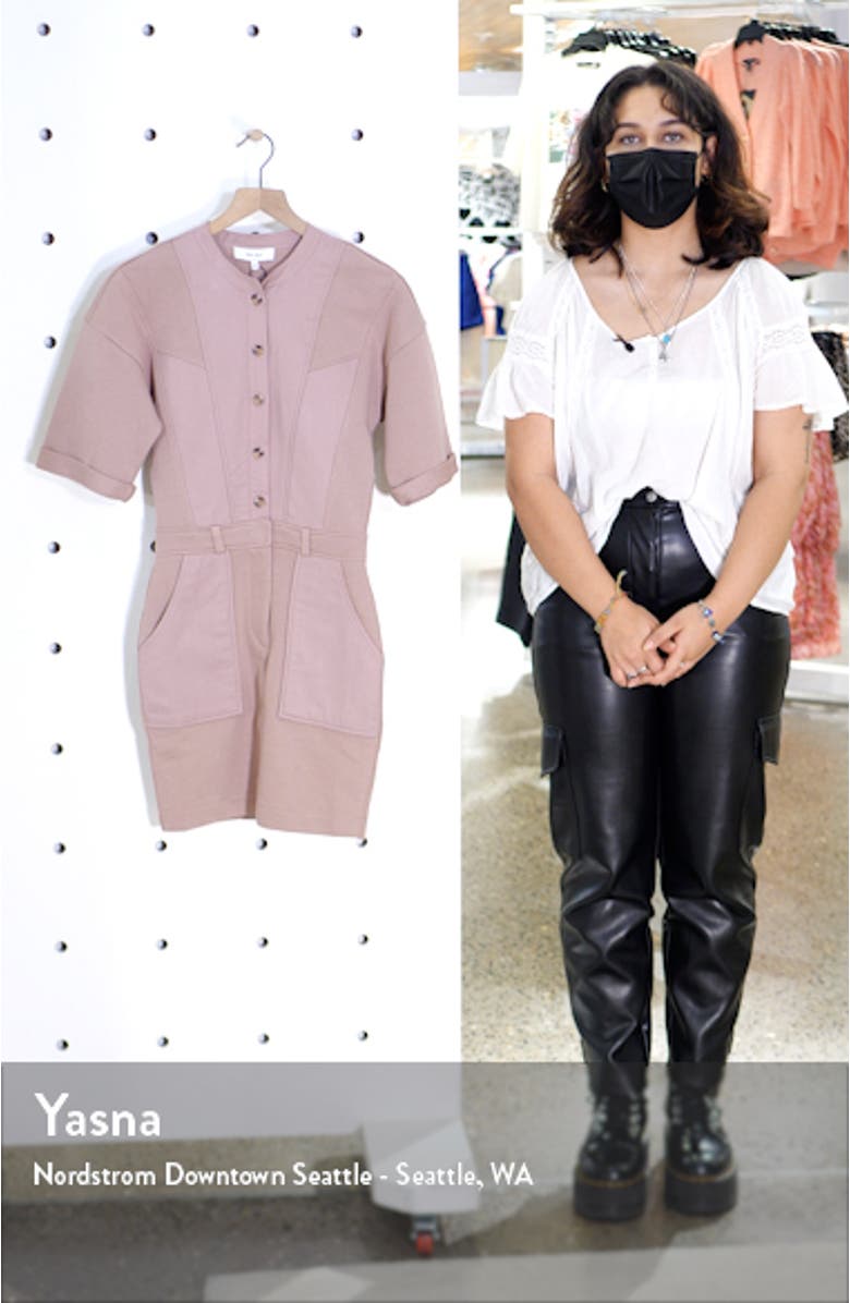 Emlyn Mix Media Cotton Blend Dress, sales video thumbnail