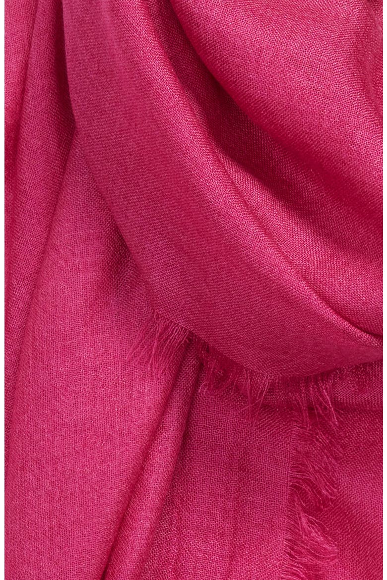 Cashmere & Silk Wrap, Alternate, color, PINK PLUMIER