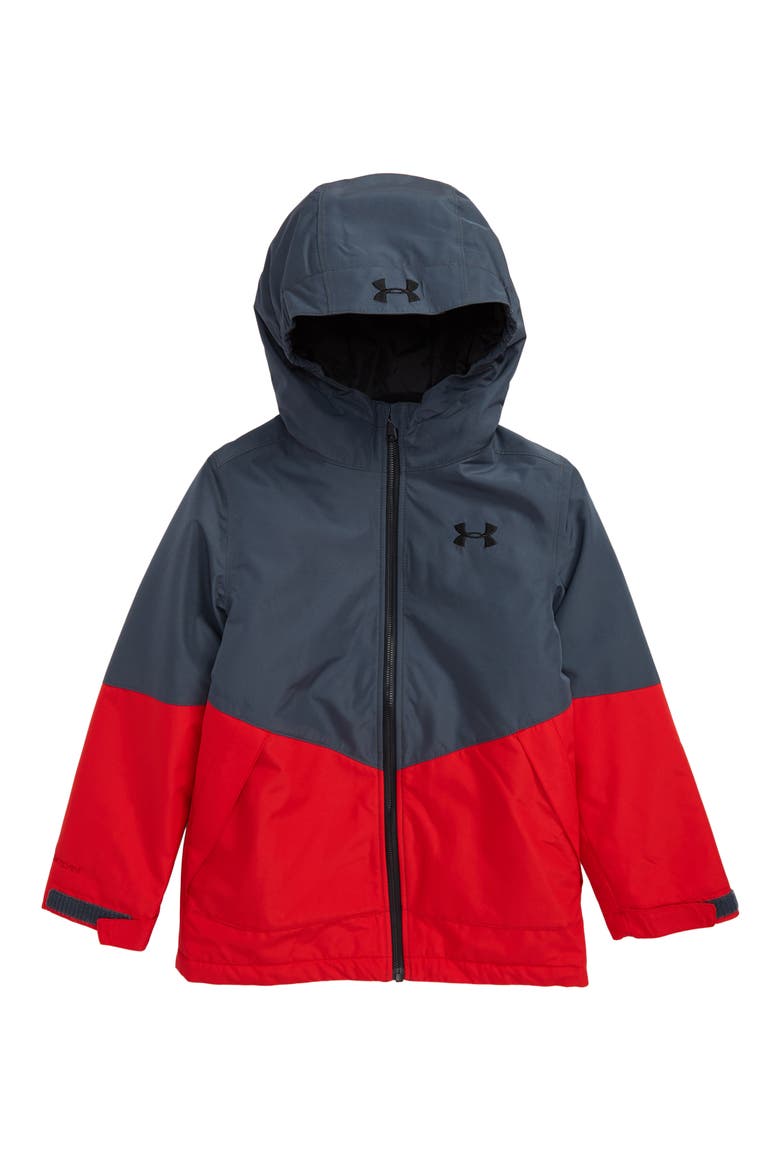 Westward 3-in-1 Windproof & Waterproof Hooded Jacket, Main, color, WIRE