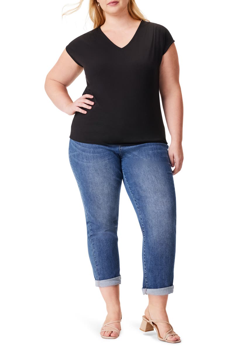 NIC+ZOE Everyday Jersey Cap Sleeve Top, Alternate, color, 