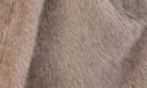 Rebecca Minkoff Faux Fur Capelet In Taupe